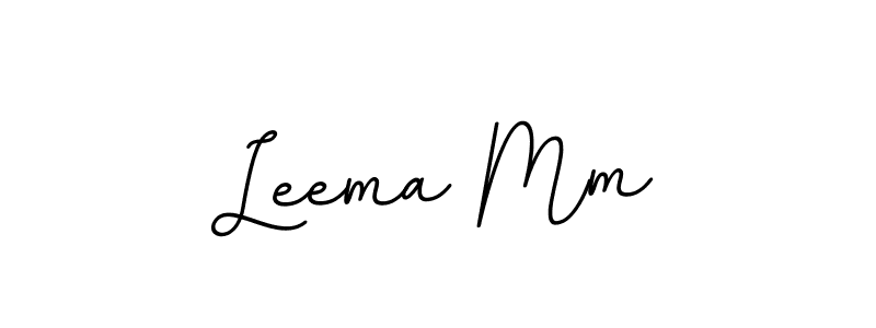 Make a beautiful signature design for name Leema Mm. With this signature (BallpointsItalic-DORy9) style, you can create a handwritten signature for free. Leema Mm signature style 11 images and pictures png