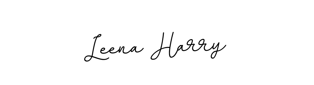 Leena Harry stylish signature style. Best Handwritten Sign (BallpointsItalic-DORy9) for my name. Handwritten Signature Collection Ideas for my name Leena Harry. Leena Harry signature style 11 images and pictures png