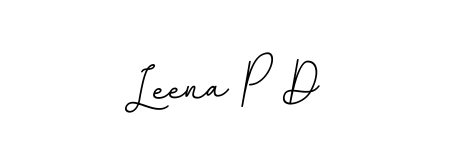 Also we have Leena P D name is the best signature style. Create professional handwritten signature collection using BallpointsItalic-DORy9 autograph style. Leena P D signature style 11 images and pictures png