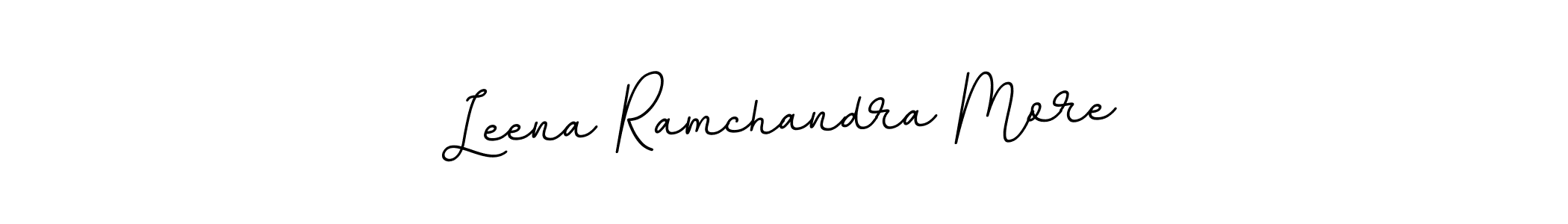 Design your own signature with our free online signature maker. With this signature software, you can create a handwritten (BallpointsItalic-DORy9) signature for name Leena Ramchandra More. Leena Ramchandra More signature style 11 images and pictures png