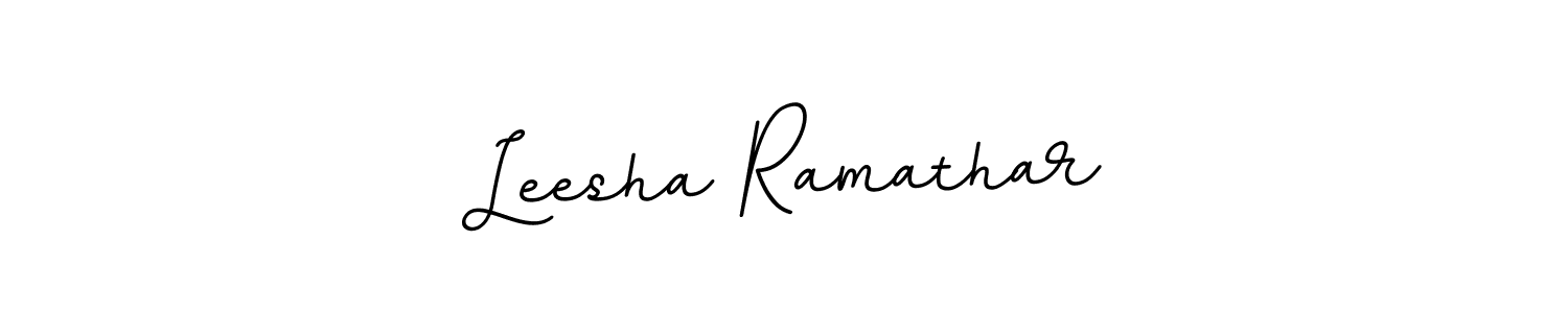 Leesha Ramathar stylish signature style. Best Handwritten Sign (BallpointsItalic-DORy9) for my name. Handwritten Signature Collection Ideas for my name Leesha Ramathar. Leesha Ramathar signature style 11 images and pictures png