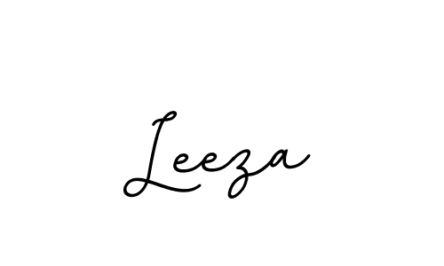 Make a beautiful signature design for name Leeza. With this signature (BallpointsItalic-DORy9) style, you can create a handwritten signature for free. Leeza signature style 11 images and pictures png