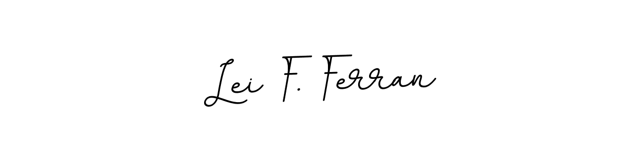 BallpointsItalic-DORy9 is a professional signature style that is perfect for those who want to add a touch of class to their signature. It is also a great choice for those who want to make their signature more unique. Get Lei F. Ferran name to fancy signature for free. Lei F. Ferran signature style 11 images and pictures png