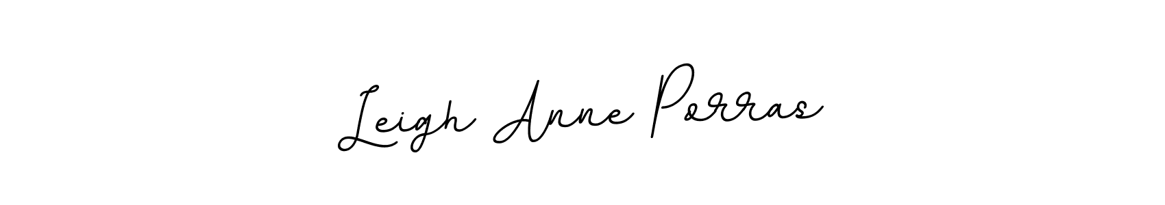 Create a beautiful signature design for name Leigh Anne Porras. With this signature (BallpointsItalic-DORy9) fonts, you can make a handwritten signature for free. Leigh Anne Porras signature style 11 images and pictures png
