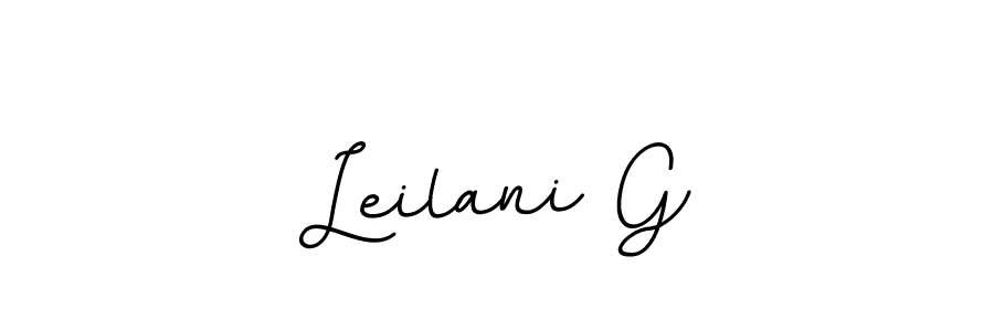 The best way (BallpointsItalic-DORy9) to make a short signature is to pick only two or three words in your name. The name Leilani G include a total of six letters. For converting this name. Leilani G signature style 11 images and pictures png