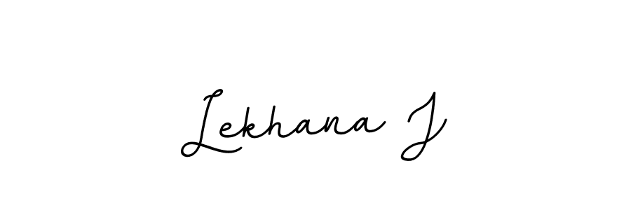 You can use this online signature creator to create a handwritten signature for the name Lekhana J. This is the best online autograph maker. Lekhana J signature style 11 images and pictures png