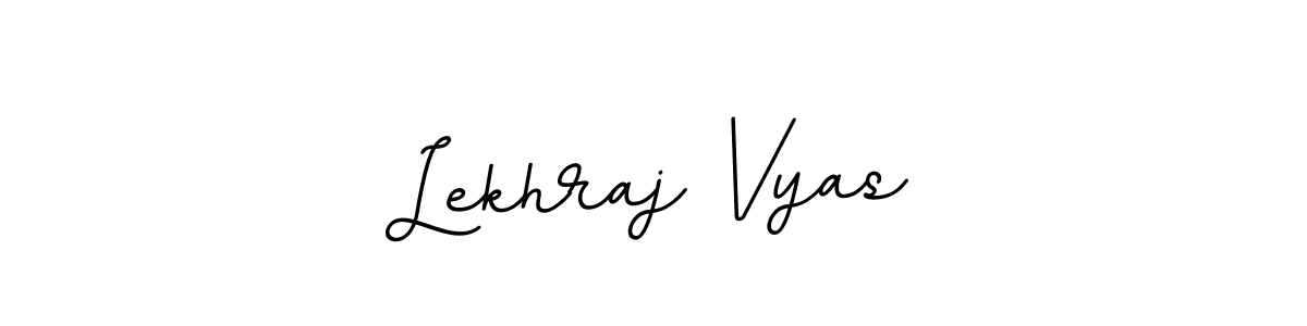 Make a beautiful signature design for name Lekhraj Vyas. With this signature (BallpointsItalic-DORy9) style, you can create a handwritten signature for free. Lekhraj Vyas signature style 11 images and pictures png