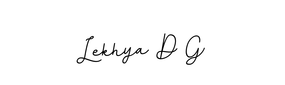 Create a beautiful signature design for name Lekhya D G. With this signature (BallpointsItalic-DORy9) fonts, you can make a handwritten signature for free. Lekhya D G signature style 11 images and pictures png