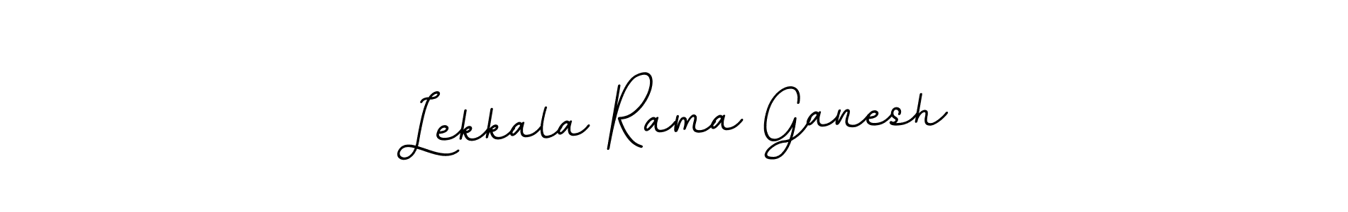 How to make Lekkala Rama Ganesh name signature. Use BallpointsItalic-DORy9 style for creating short signs online. This is the latest handwritten sign. Lekkala Rama Ganesh signature style 11 images and pictures png