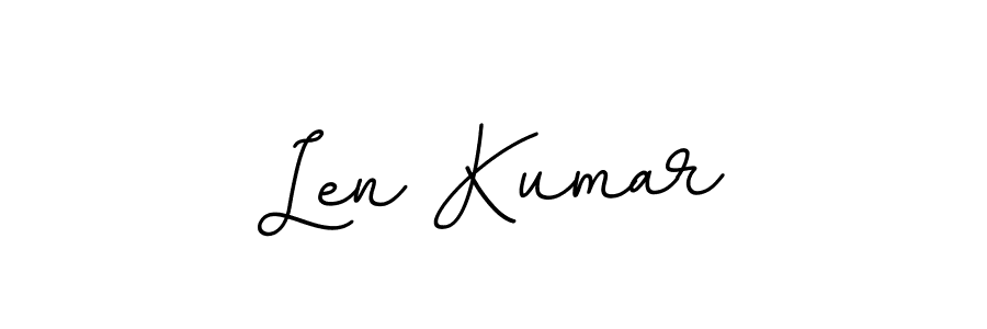 if you are searching for the best signature style for your name Len Kumar. so please give up your signature search. here we have designed multiple signature styles  using BallpointsItalic-DORy9. Len Kumar signature style 11 images and pictures png