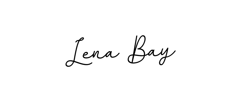 Make a beautiful signature design for name Lena Bay. With this signature (BallpointsItalic-DORy9) style, you can create a handwritten signature for free. Lena Bay signature style 11 images and pictures png