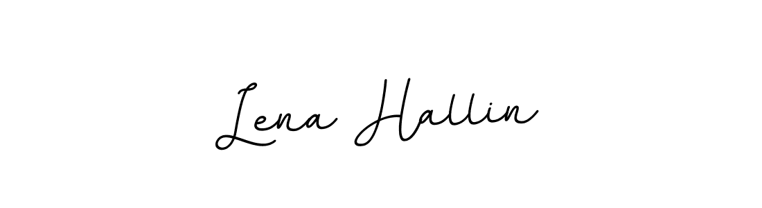 Use a signature maker to create a handwritten signature online. With this signature software, you can design (BallpointsItalic-DORy9) your own signature for name Lena Hallin. Lena Hallin signature style 11 images and pictures png