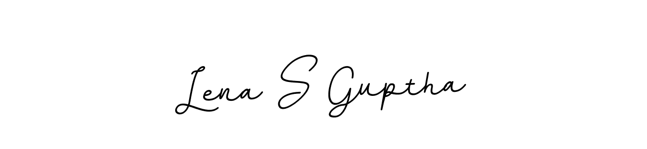 Make a beautiful signature design for name Lena S Guptha. Use this online signature maker to create a handwritten signature for free. Lena S Guptha signature style 11 images and pictures png