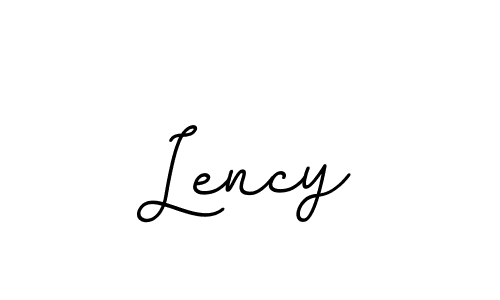 Make a beautiful signature design for name Lency. With this signature (BallpointsItalic-DORy9) style, you can create a handwritten signature for free. Lency signature style 11 images and pictures png