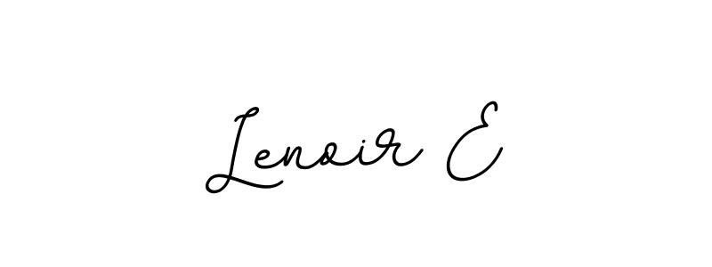 Create a beautiful signature design for name Lenoir E. With this signature (BallpointsItalic-DORy9) fonts, you can make a handwritten signature for free. Lenoir E signature style 11 images and pictures png