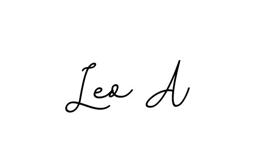 if you are searching for the best signature style for your name Leo A. so please give up your signature search. here we have designed multiple signature styles  using BallpointsItalic-DORy9. Leo A signature style 11 images and pictures png