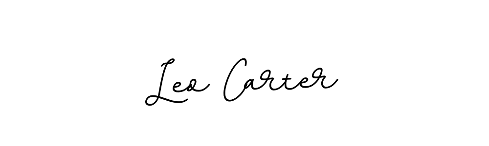 The best way (BallpointsItalic-DORy9) to make a short signature is to pick only two or three words in your name. The name Leo Carter include a total of six letters. For converting this name. Leo Carter signature style 11 images and pictures png