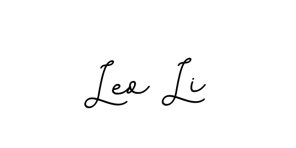 You should practise on your own different ways (BallpointsItalic-DORy9) to write your name (Leo Li) in signature. don't let someone else do it for you. Leo Li signature style 11 images and pictures png