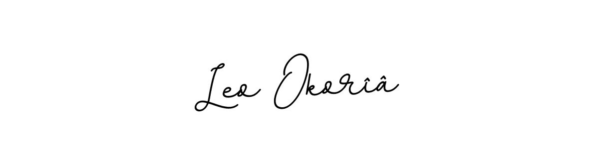 if you are searching for the best signature style for your name Leo Okorîâ. so please give up your signature search. here we have designed multiple signature styles  using BallpointsItalic-DORy9. Leo Okorîâ signature style 11 images and pictures png