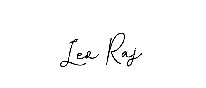 Design your own signature with our free online signature maker. With this signature software, you can create a handwritten (BallpointsItalic-DORy9) signature for name Leo Raj. Leo Raj signature style 11 images and pictures png