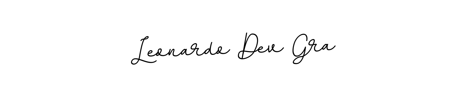 Create a beautiful signature design for name Leonardo Dev Gra. With this signature (BallpointsItalic-DORy9) fonts, you can make a handwritten signature for free. Leonardo Dev Gra signature style 11 images and pictures png