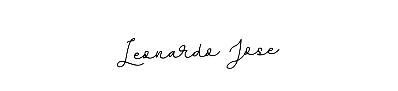 You should practise on your own different ways (BallpointsItalic-DORy9) to write your name (Leonardo Jose) in signature. don't let someone else do it for you. Leonardo Jose signature style 11 images and pictures png
