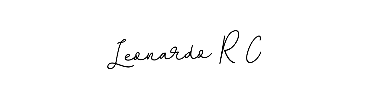 How to make Leonardo R C signature? BallpointsItalic-DORy9 is a professional autograph style. Create handwritten signature for Leonardo R C name. Leonardo R C signature style 11 images and pictures png