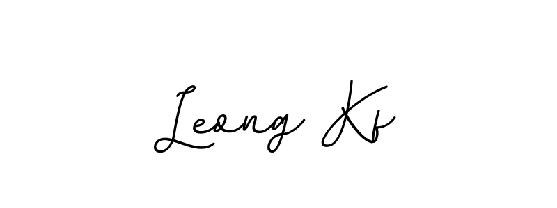 Design your own signature with our free online signature maker. With this signature software, you can create a handwritten (BallpointsItalic-DORy9) signature for name Leong Kf. Leong Kf signature style 11 images and pictures png