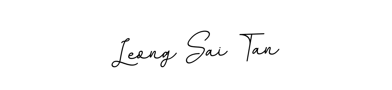 It looks lik you need a new signature style for name Leong Sai Tan. Design unique handwritten (BallpointsItalic-DORy9) signature with our free signature maker in just a few clicks. Leong Sai Tan signature style 11 images and pictures png