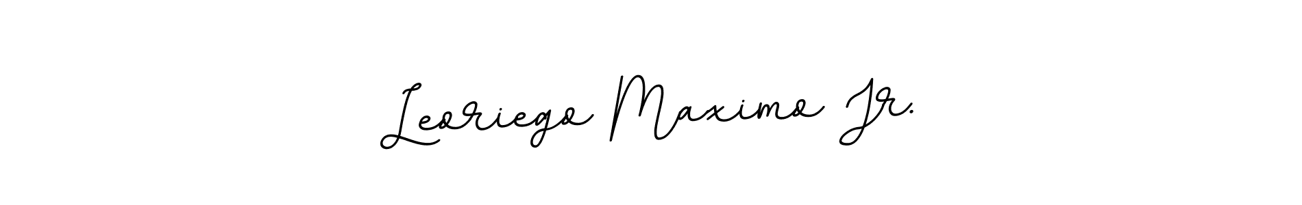 if you are searching for the best signature style for your name Leoriego Maximo Jr.. so please give up your signature search. here we have designed multiple signature styles  using BallpointsItalic-DORy9. Leoriego Maximo Jr. signature style 11 images and pictures png