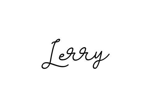 Create a beautiful signature design for name Lerry. With this signature (BallpointsItalic-DORy9) fonts, you can make a handwritten signature for free. Lerry signature style 11 images and pictures png