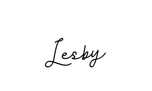 It looks lik you need a new signature style for name Lesby. Design unique handwritten (BallpointsItalic-DORy9) signature with our free signature maker in just a few clicks. Lesby signature style 11 images and pictures png