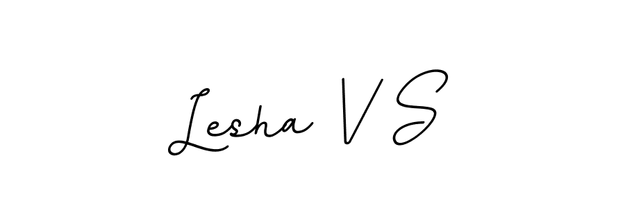 Make a beautiful signature design for name Lesha V S. With this signature (BallpointsItalic-DORy9) style, you can create a handwritten signature for free. Lesha V S signature style 11 images and pictures png