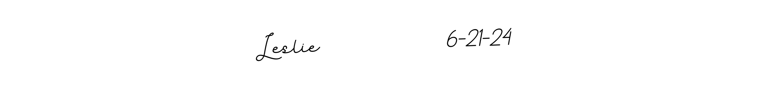 How to make Leslie             6-21-24 name signature. Use BallpointsItalic-DORy9 style for creating short signs online. This is the latest handwritten sign. Leslie             6-21-24 signature style 11 images and pictures png