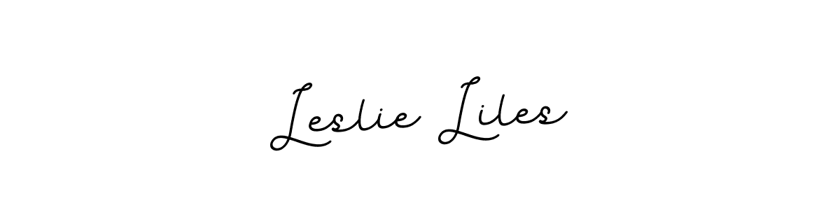 if you are searching for the best signature style for your name Leslie Liles. so please give up your signature search. here we have designed multiple signature styles  using BallpointsItalic-DORy9. Leslie Liles signature style 11 images and pictures png