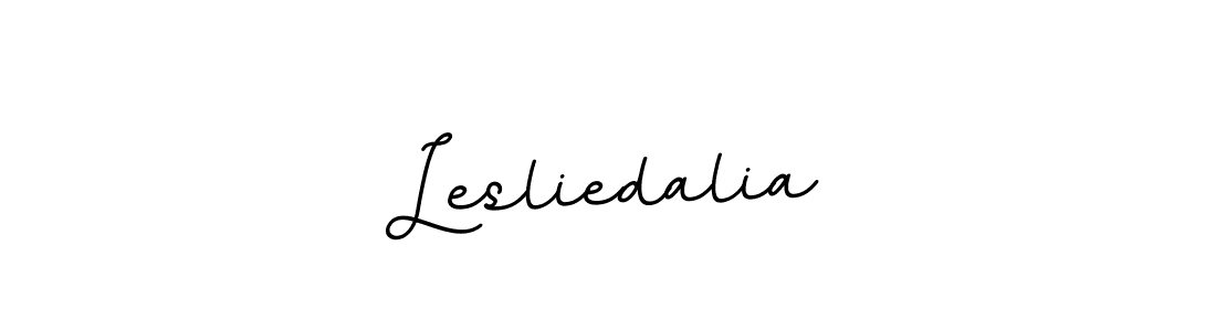 You should practise on your own different ways (BallpointsItalic-DORy9) to write your name (Lesliedalia) in signature. don't let someone else do it for you. Lesliedalia signature style 11 images and pictures png
