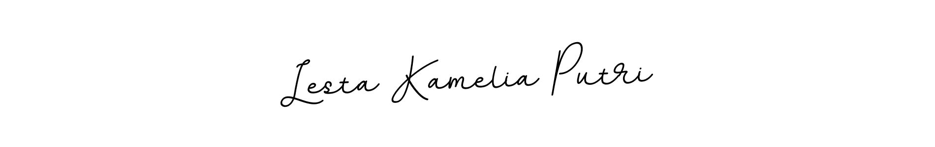 It looks lik you need a new signature style for name Lesta Kamelia Putri. Design unique handwritten (BallpointsItalic-DORy9) signature with our free signature maker in just a few clicks. Lesta Kamelia Putri signature style 11 images and pictures png