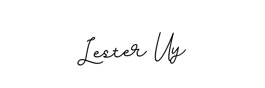 Make a beautiful signature design for name Lester Uy. With this signature (BallpointsItalic-DORy9) style, you can create a handwritten signature for free. Lester Uy signature style 11 images and pictures png