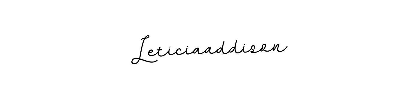 Create a beautiful signature design for name Leticiaaddison. With this signature (BallpointsItalic-DORy9) fonts, you can make a handwritten signature for free. Leticiaaddison signature style 11 images and pictures png
