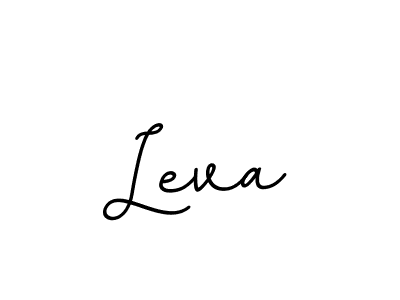 Use a signature maker to create a handwritten signature online. With this signature software, you can design (BallpointsItalic-DORy9) your own signature for name Leva. Leva signature style 11 images and pictures png