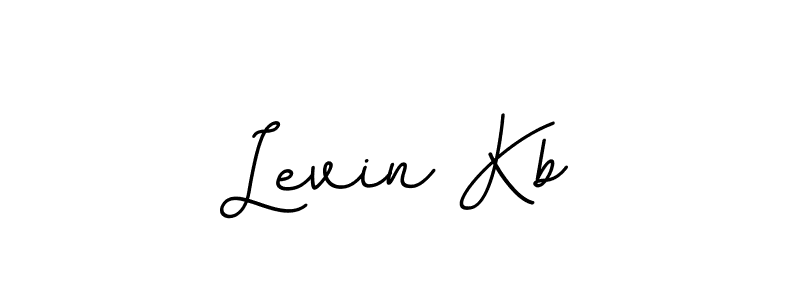 Use a signature maker to create a handwritten signature online. With this signature software, you can design (BallpointsItalic-DORy9) your own signature for name Levin Kb. Levin Kb signature style 11 images and pictures png