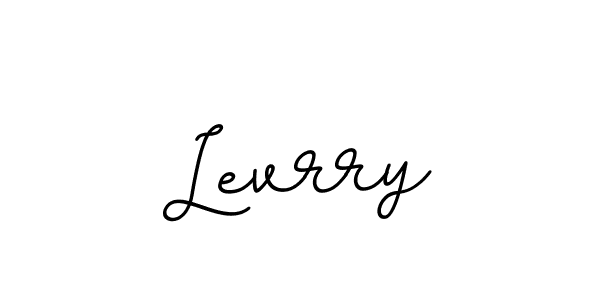 Use a signature maker to create a handwritten signature online. With this signature software, you can design (BallpointsItalic-DORy9) your own signature for name Levrry. Levrry signature style 11 images and pictures png