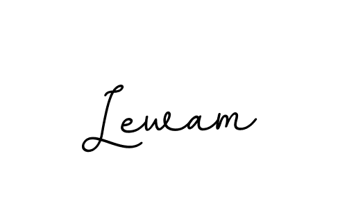 Design your own signature with our free online signature maker. With this signature software, you can create a handwritten (BallpointsItalic-DORy9) signature for name Lewam. Lewam signature style 11 images and pictures png