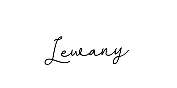 The best way (BallpointsItalic-DORy9) to make a short signature is to pick only two or three words in your name. The name Lewany include a total of six letters. For converting this name. Lewany signature style 11 images and pictures png