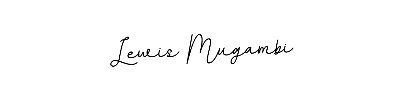 Lewis Mugambi stylish signature style. Best Handwritten Sign (BallpointsItalic-DORy9) for my name. Handwritten Signature Collection Ideas for my name Lewis Mugambi. Lewis Mugambi signature style 11 images and pictures png