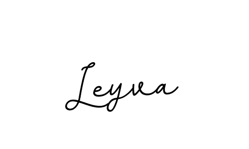 Make a beautiful signature design for name Leyva. With this signature (BallpointsItalic-DORy9) style, you can create a handwritten signature for free. Leyva signature style 11 images and pictures png