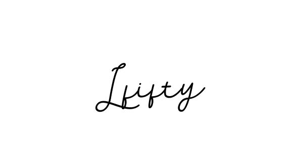 Design your own signature with our free online signature maker. With this signature software, you can create a handwritten (BallpointsItalic-DORy9) signature for name Lfifty. Lfifty signature style 11 images and pictures png