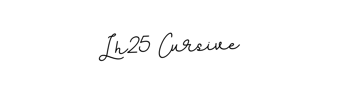 Lh25 Cursive stylish signature style. Best Handwritten Sign (BallpointsItalic-DORy9) for my name. Handwritten Signature Collection Ideas for my name Lh25 Cursive. Lh25 Cursive signature style 11 images and pictures png