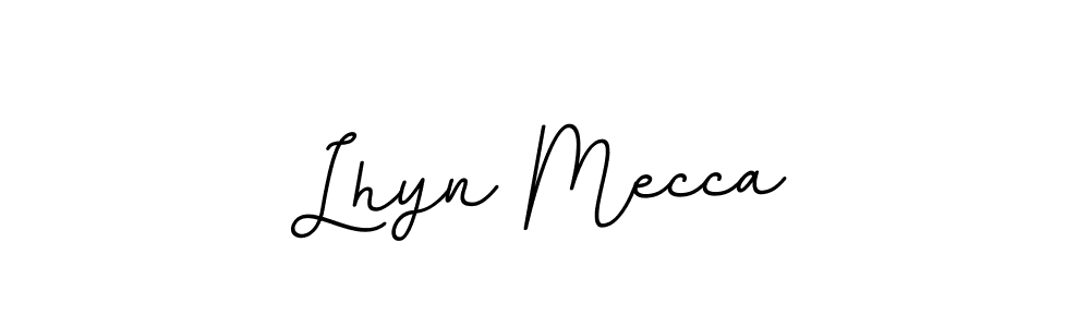 You should practise on your own different ways (BallpointsItalic-DORy9) to write your name (Lhyn Mecca) in signature. don't let someone else do it for you. Lhyn Mecca signature style 11 images and pictures png