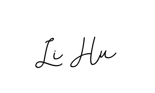 How to make Li Hu name signature. Use BallpointsItalic-DORy9 style for creating short signs online. This is the latest handwritten sign. Li Hu signature style 11 images and pictures png